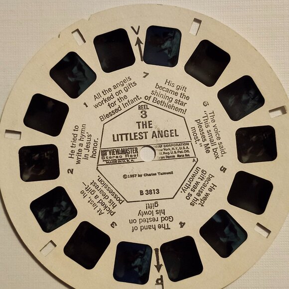 VINTAGE 1957 The Littlest Angel View Master Reel Story x 3 Reels - Picture 4 of 5